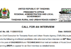 Majina ya Walioitwa Kwenye Usaili TARURA, March 2025