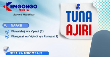 Nafasi 4 za Kazi Kemgongo Media 2025