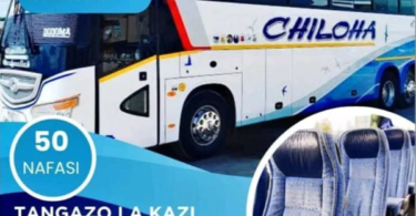 Nafasi 50 za Kazi Chiloha Bus 2025