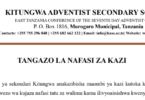 Nafasi za Kazi Ualimu Shule ya Sekondari Kitungwa 2025